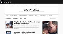 Desktop Screenshot of dadofdivas.com